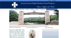 Desktop Screenshot of carmelschoolthadiyoor.com